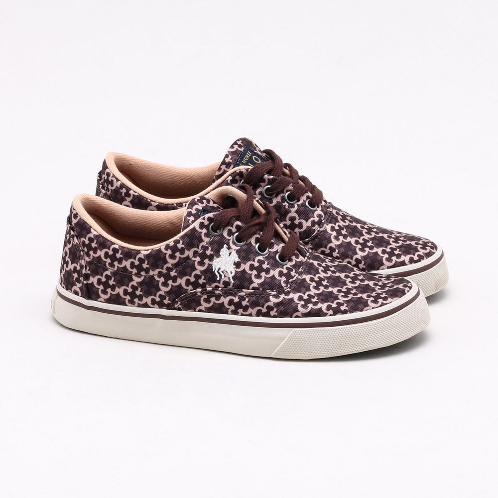 tenis polo rosa feminino