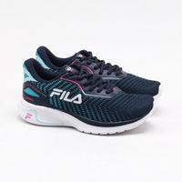 Tênis Fila Squall Azul Marinho Feminino Menor preço em Tênis Fila Squall Azul Marinho Feminino