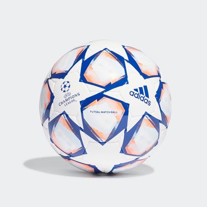 bola adidas branca e azul