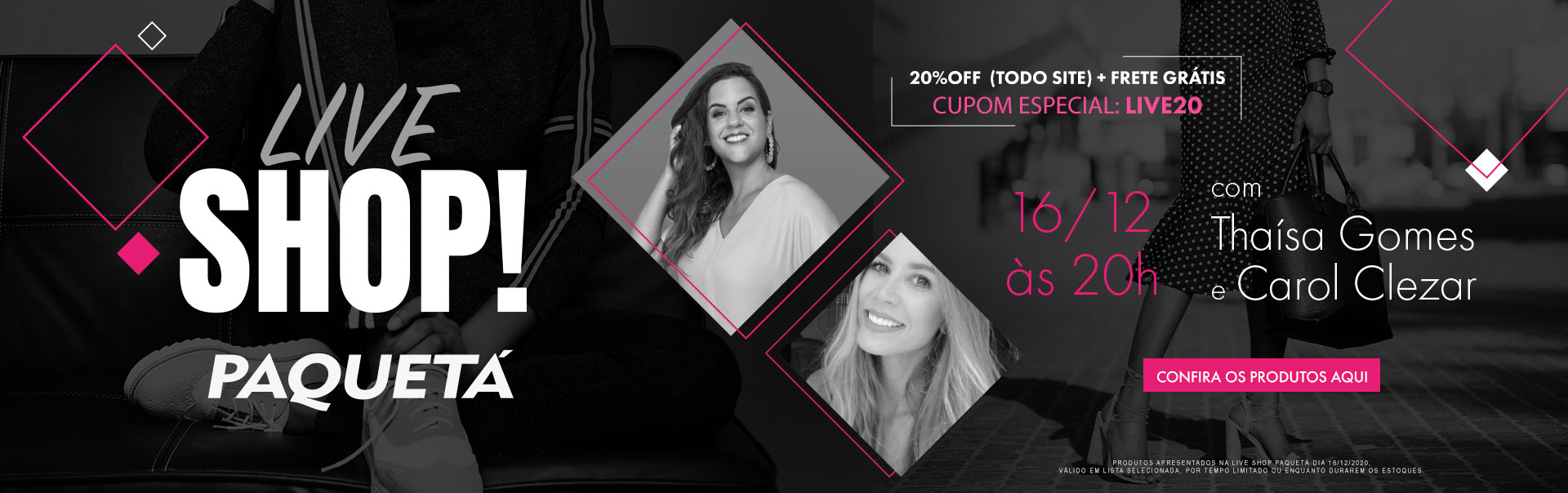 site paqueta calçados