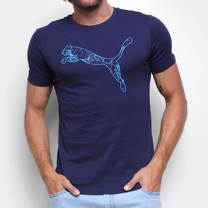 camiseta puma azul