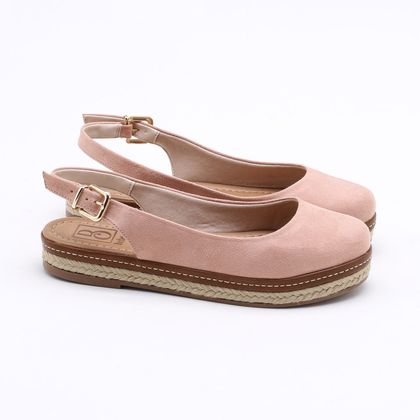 Sandália Espadrille Bebecê Rosa Antigo