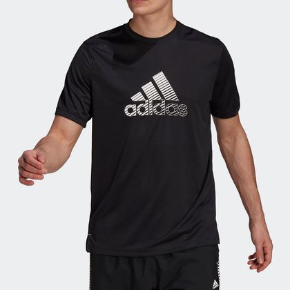 Camiseta Adidas Designed 2 Move Activated Tech Preta Masculina