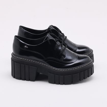 Oxford Dakota Verniz Preto Preto - Gaston - Gaston