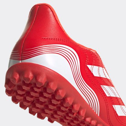 chuteira society adidas vermelha