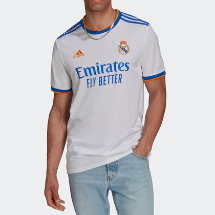 blusa do real madrid branca