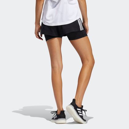 short adidas 2 em 1 feminino