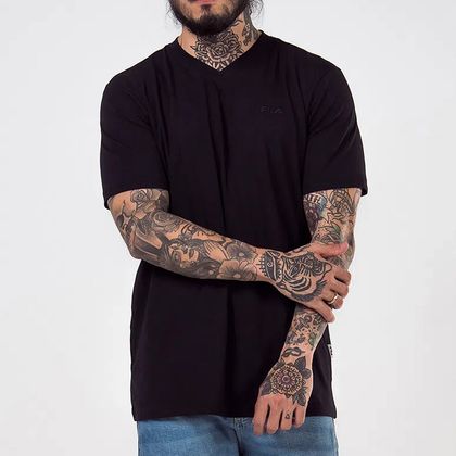 blusa fila masculina preta