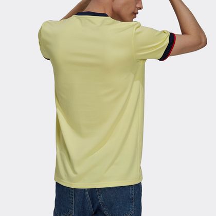 camisa adidas amarela masculina