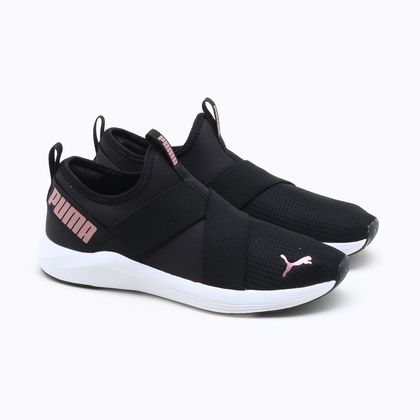 Tênis Puma Prowl Slip-on BDP Preto Feminino Preto e Rose Gold - Gaston -  Paqueta Esportes