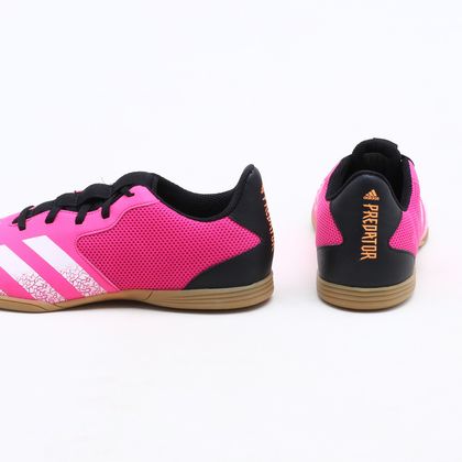 chuteira futsal predator rosa