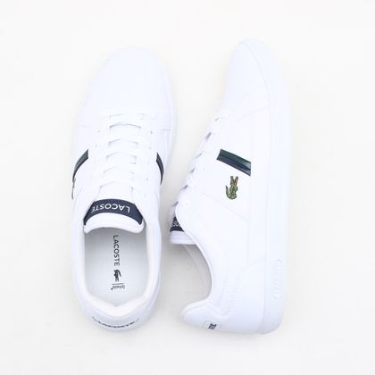 Tênis Lacoste Europa Branco Verde Escuro Couro - Berti Maria