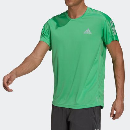 camiseta adidas verde masculina