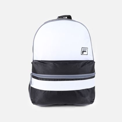 Mochila Fila Vintage Preta Preto e Branco - Gaston - Paqueta Esportes