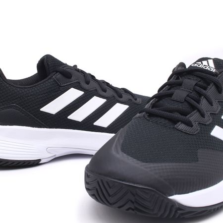 Tênis Adidas Gamecourt 2 M - Masculino - Preto+Branco - Tipos de