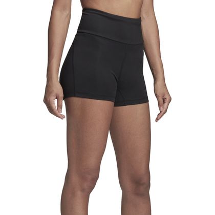 Shorts Legging Yoga Cintura Alta Adidas Essentials Preto Feminino