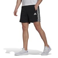 Bermuda Adidas Preta D2M 3 Listras Masculina Menor preço em Bermuda Adidas Preta D2M 3 Listras Masculina