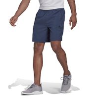 Bermuda Adidas D2M Plano Azul Masculina Menor preço em Bermuda Adidas D2M Plano Azul Masculina