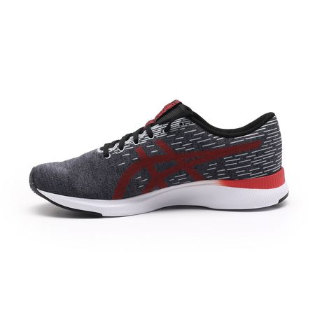 Asics cinza hotsell e vermelho