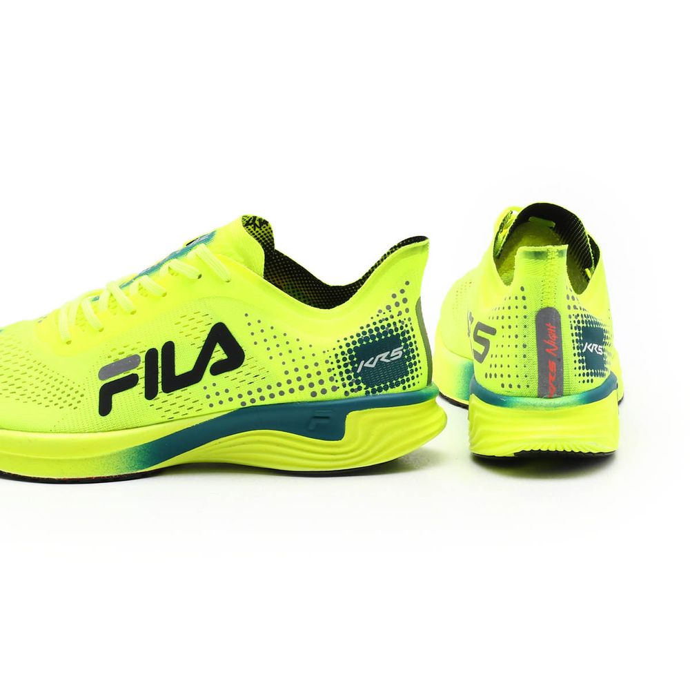 Tênis Corrida Fila KR5 Night Verde Limão Masculino Verde Limão Gaston