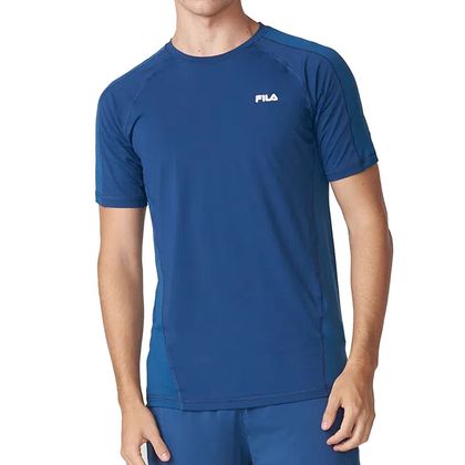 Camiseta Fila Light Speed Azul Masculina Azul - Gaston G