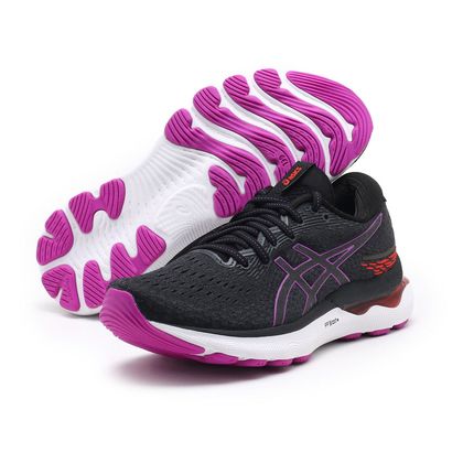 Asics nimbus 2024 preto feminino