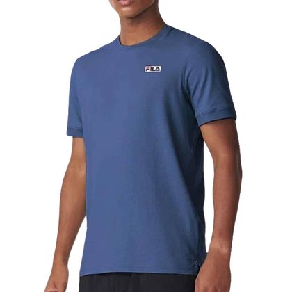 Camiseta Fila Azul Essencial Rib Masculina Azul - Gaston P