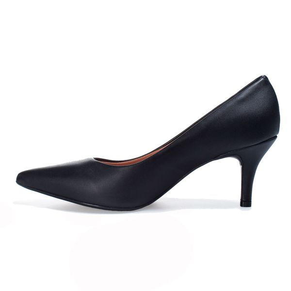 Scarpin best sale preto vizzano