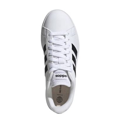 Sapato da adidas preto sales com branco