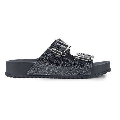 Chinelo Papete Zaxy Preto Glitter Feminino PRETO GLITTER 35