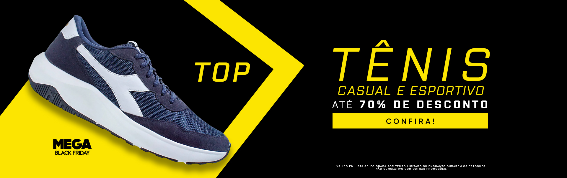 Top Tênis Black Friday